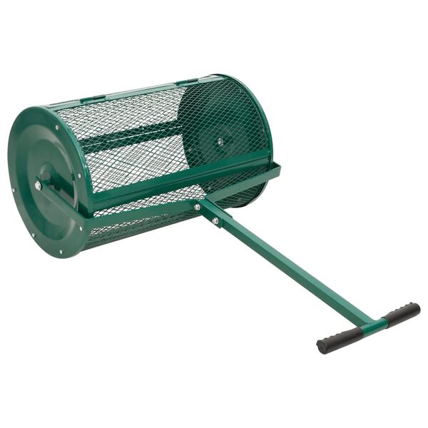 vidaXL &Eacute;pandeur de compost vert &Oslash;40x60 cm acier