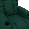 vidaXL Fauteuil Vert fonc&eacute; Tissu