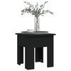 vidaXL Table basse noir 40x40x42 cm bois d'ingénierie