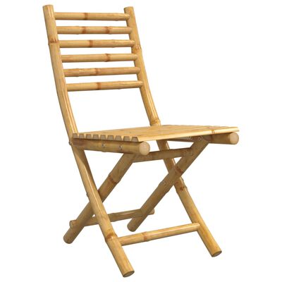 vidaXL Chaises pliables de jardin lot de 8 43x54x88 cm bambou