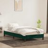 vidaXL Cadre de lit sans matelas vert fonc&eacute; 90x210 cm velours