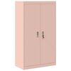 vidaXL Armoire de rangement Rose 80 x 40 x 140 cm Acier
