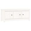 vidaXL Armoire &agrave; chaussures Blanc 110x38x45,5 cm Bois de pin massif