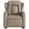 vidaXL Fauteuil inclinable de massage Cappuccino Similicuir