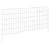 vidaXL Cl&ocirc;ture de jardin avec piquets 48 pc 115 x 50 cm Argent&eacute;