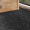 vidaXL Gazon artificiel Noir 10 x 1 m Polypropylène