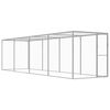 vidaXL Cage pour chat 6x1,5x1,5 m Acier galvanis&eacute;