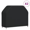 vidaXL Housses de barbecue 2 pcs 140x58x106 cm tissu oxford 420D