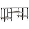 vidaXL Meuble TV sonoma gris 102x35x45,5 cm bois d'ing&eacute;nierie