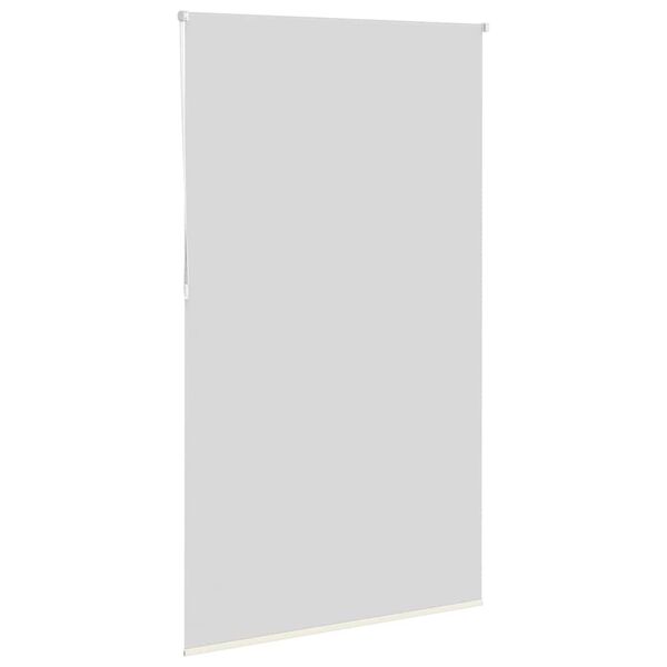 vidaXL Store enrouleur occultant blanc cass&eacute; 125x210 cm largeur tissu