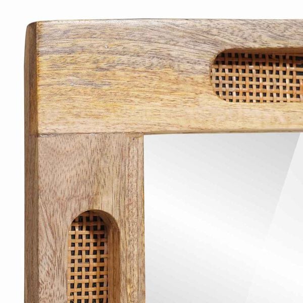 vidaXL Miroir de salle de bain avec miroir Marron 50 x 2,5 x 70 cm