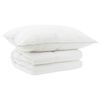 vidaXL Ensemble de couette et d'oreiller 2 pc 137x200 cm &Eacute;t&eacute; 200 GSM