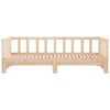 vidaXL Lit de jour et lit gigogne sans matelas 90x200 cm bois massif
