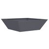 vidaXL Cache-pot de jardin Anthracite 50 x 50 x 15 cm