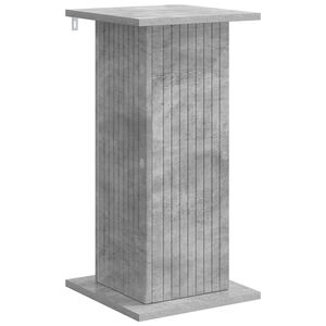 vidaXL Support de Plante Gris b&eacute;ton 30,5 x 30 x 60,5 cm