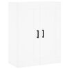 vidaXL Armoire murale blanc 69,5x34x90 cm bois d'ing&eacute;nierie