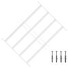 vidaXL Grille de s&eacute;curit&eacute; pour fen&ecirc;tres avec 4 barres crois&eacute;es