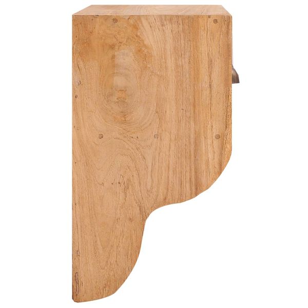 vidaXL Porte-manteau mural 80x25x45 cm bois de teck solide
