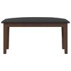 vidaXL Banc 90 cm marron bois massif caoutchouc