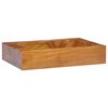 vidaXL Lavabo Bois de teck massif 50x35x10 cm