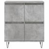 vidaXL Buffet Gris b&eacute;ton 60x35x70 cm Bois d'ing&eacute;nierie