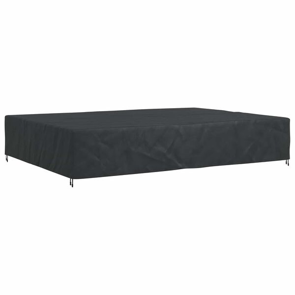 vidaXL Housse pour meubles Uni Noir 350 x 260 x 90 cm 600D