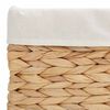vidaXL Paniers de rangement 3 pcs Naturel 40 x 30 x 18 cm