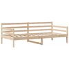 vidaXL Lit de jour et tiroirs sans matelas blanc 80x200 cm bois massif
