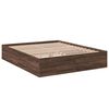 vidaXL Cadre de lit sans matelas ch&ecirc;ne marron 160x200 cm