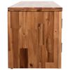 vidaXL Meuble TV bois massif d'acacia 120 x 35 x 40 cm
