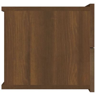 vidaXL Table de chevet Chêne marron 40x30x30 cm Bois d'ingénierie