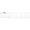vidaXL Chenil d'ext&eacute;rieur pour chiens avec toit argent&eacute; 10x8x2,5 m
