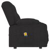 vidaXL Fauteuil de massage inclinable et porte-gobelets 2 places noir