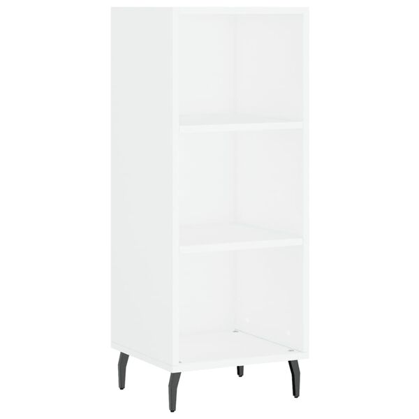 vidaXL Buffet blanc 34,5x32,5x90 cm bois d'ing&eacute;nierie