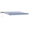 vidaXL Cadre de store manuel avec LEDs 4 &times; 3,5 m