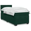 vidaXL Sommier à lattes de lit avec matelas Vert foncé 90x190 cm