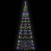 vidaXL Arbre de Noël LED avec 390 LED Multicolore 250 cm Fer