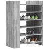 vidaXL Armoire à chaussures Sonoma gris 74,5x37,5x100 cm