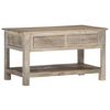 vidaXL Table basse 82x52x47 cm Bois de manguier massif