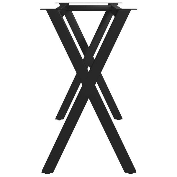 vidaXL Pied en X de table de salle &agrave; manger 120x50x72 cm