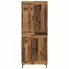 vidaXL Haut Armoire 2 pcs Bois Ancien Bois d'ing&eacute;nierie