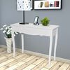vidaXL Table de console et coiffeuse Blanc