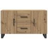 vidaXL Buffet ch&ecirc;ne artisanal 100x36x60 cm bois d'ing&eacute;nierie