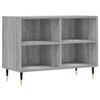 vidaXL Meuble TV sonoma gris 69,5 x 30 x 50 cm bois d'ing&eacute;nierie