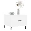 vidaXL Tables basses 2 pcs blanc 50x50x40 cm bois d'ing&eacute;nierie