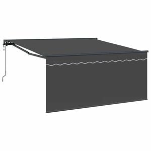 vidaXL Auvent r&eacute;tractable Anthracite 350 x 250 cm
