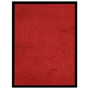 vidaXL Paillasson Rouge 60x80 cm