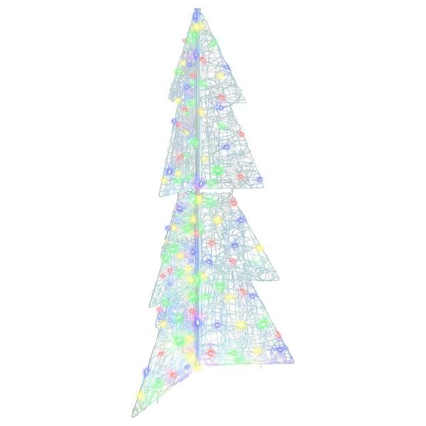vidaXL Sapin de No&euml;l avec 160 LED Multicolore 150 cm Acrylique