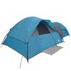 vidaXL Tente de camping 5 personnes bleu imperm&eacute;able