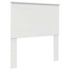 vidaXL Cadre de lit Blanc 75 x 190 cm Bois de pin massif